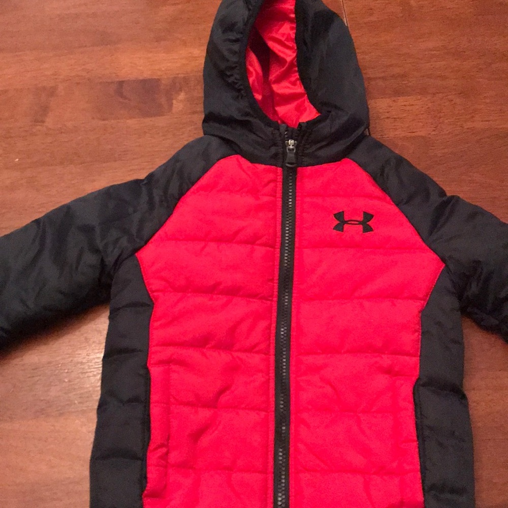 Under Amour kid jacket  red black